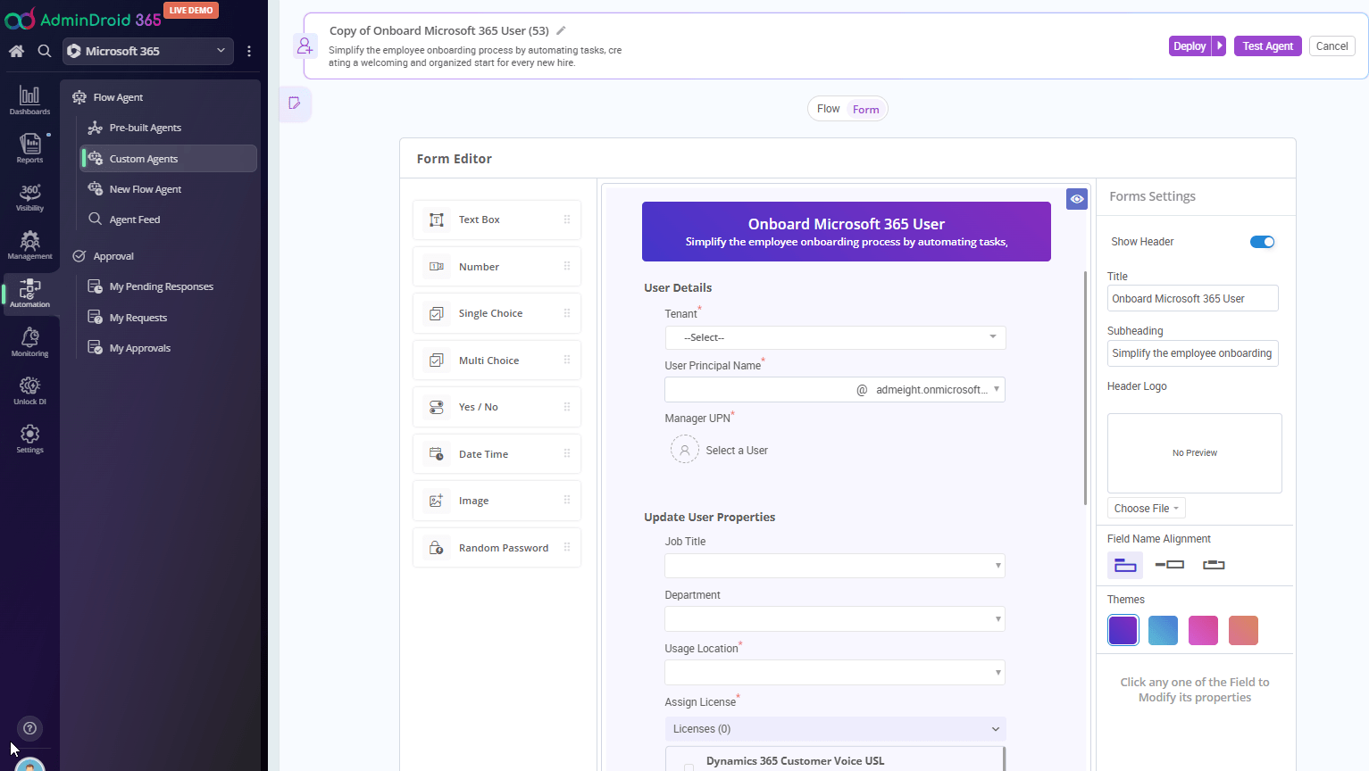 Workflow forms