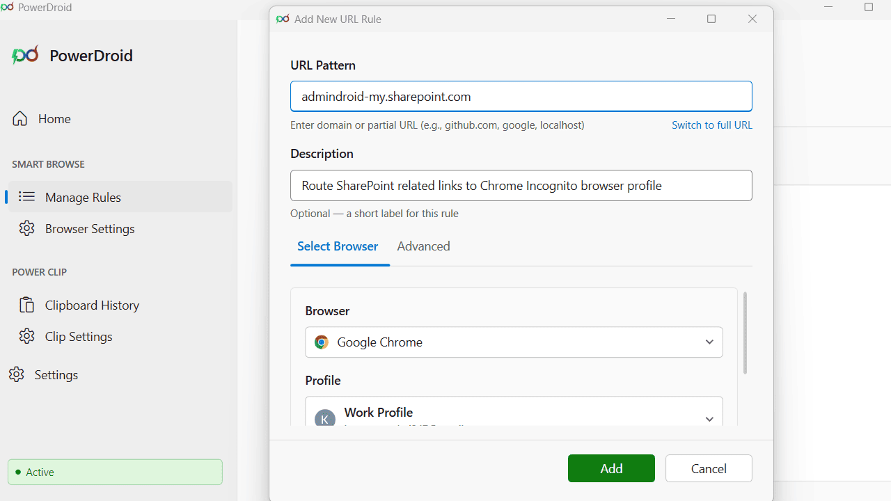 Flexible URL Matching