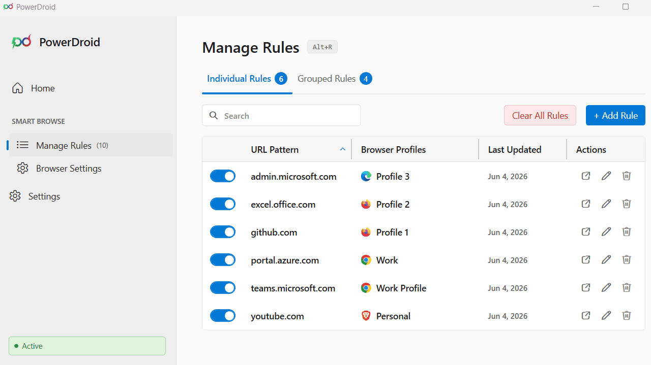 Flexible Routing Rules for Every URL