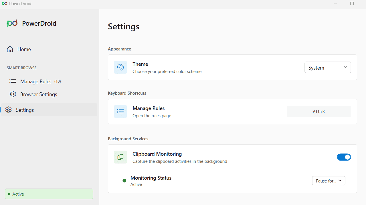Your Routing Overview at a Glance